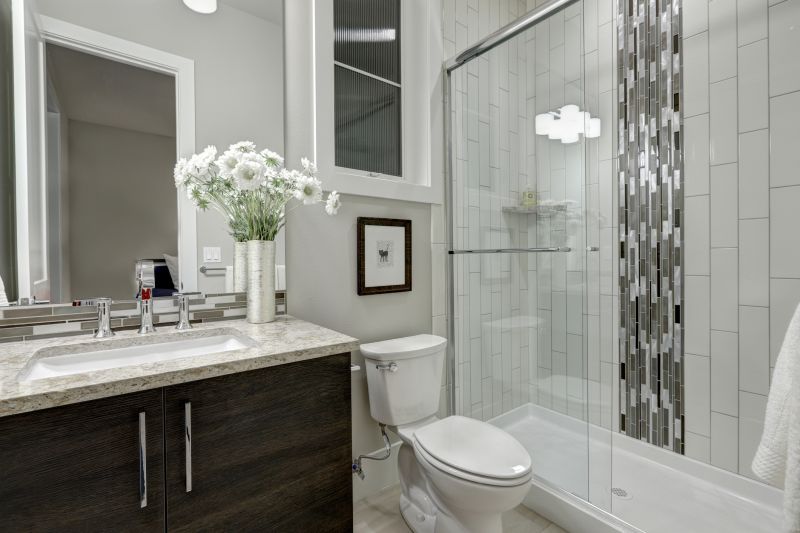 Elegant Shower and Vanity